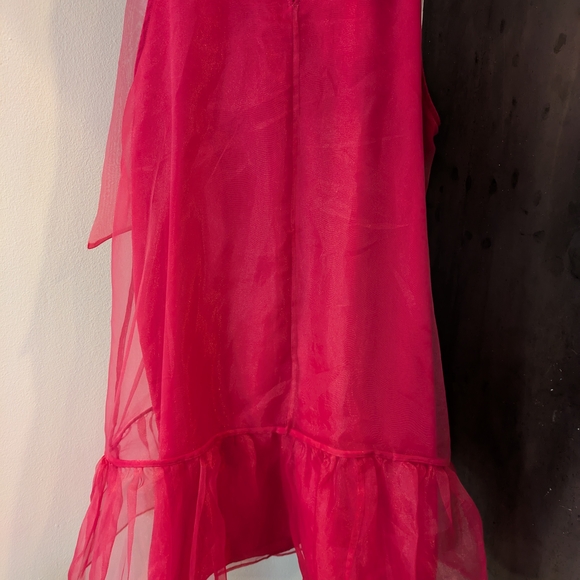 Maeve Organza Bow Mini Dress Size M - Picture 7 of 7